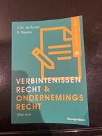 Verbintenissenrecht & Ondernemingsrecht - 11e druk, Ophalen of Verzenden, Beta, Zo goed als nieuw, HBO