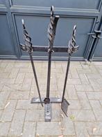 Haardstel - Compleet met standaard, Ophalen of Verzenden, Gebruikt, Vrijstaande haard, Houthaard