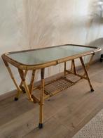 Rohe Noordwolde Rotan Salon Tafeltje Vintage, Huis en Inrichting, Tafels | Salontafels, Ophalen, 50 tot 100 cm, Rond, 50 tot 100 cm