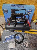 12v - Hornblaster compressor incl. tank 150 psi + garantie, 100 liter of meer, Ophalen of Verzenden, Zo goed als nieuw, 6 tot 10 bar