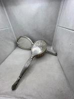 Antiek Zilveren Kapset - Borstel & Spiegel, Antiek en Kunst, Antiek | Goud en Zilver, Ophalen of Verzenden, Zilver