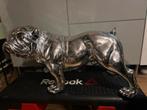 Bulldog Beeld zilver bull dog hond, Ophalen, Gebruikt, Overige typen