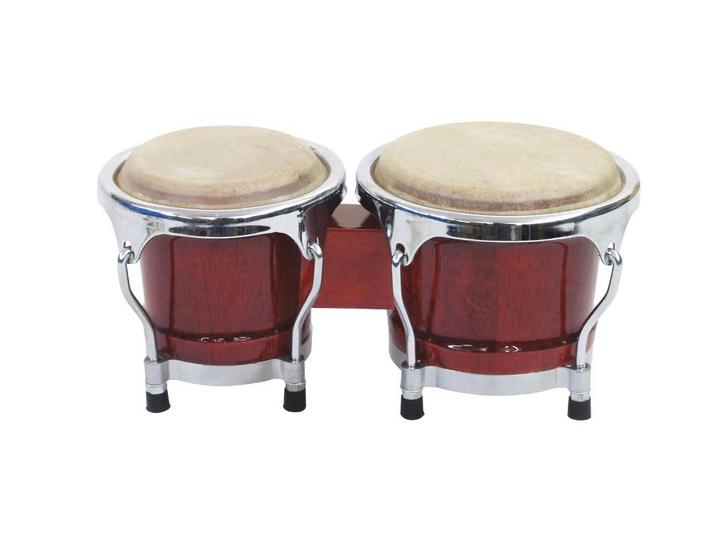 DIMAVERY BG-45 Bongo 4+ 5 wine red, Muziek en Instrumenten, Percussie, Nieuw, Trommel, Ophalen of Verzenden