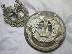 Schots baret embleem + kiltgesp GORDON- HIGHLANDERS officier, Ophalen of Verzenden, Landmacht, Nederland, Embleem of Badge