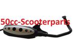 Uitlaat Tecno standaard Gy6 50 4T 10 inch [139QMAB] 120085, Ophalen of Verzenden, 50cc-Scooterparts, Info@50cc-scooterparts.nl