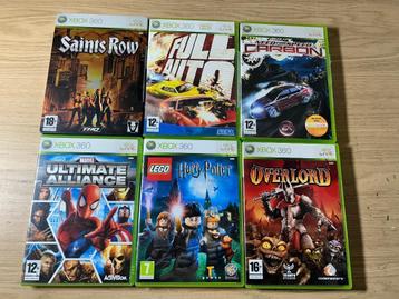Xbox 360 Games Set van 6 beschikbaar voor biedingen