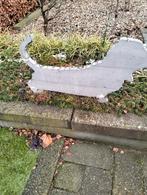Houten Tuinbeeld Basset hound, Ophalen of Verzenden, Gebruikt, Hout, Dierenbeeld