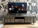 Tv meubel industrieel, Huis en Inrichting, Kasten | Televisiemeubels, 150 tot 200 cm, Minder dan 100 cm, Industrieel, Metaal