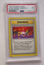 Super Energy Removal Base Set (Shadowless) - PSA 9, Ophalen of Verzenden, Zo goed als nieuw, Losse kaart