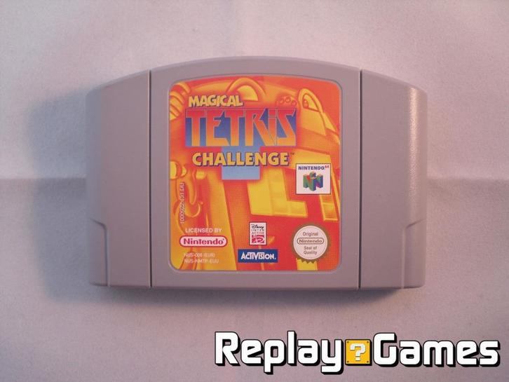 Magical Tetris Challenge - N64, Spelcomputers en Games, Games | Nintendo 64, Gebruikt, Racen en Vliegen, 1 speler, Vanaf 3 jaar