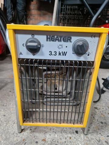 Heater 3,3kw voor bouw,garage e.d. in goede staat! beschikbaar voor biedingen