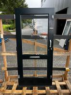 21 voordeur hardhout dubbel glas, Doe-het-zelf en Verbouw, Deuren en Horren, Ophalen, 80 tot 100 cm, 200 tot 215 cm, Glas