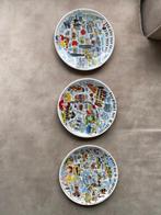 Blond Amsterdam City Serie Borden, Ophalen, Porselein of Keramiek, Schaal, Rond