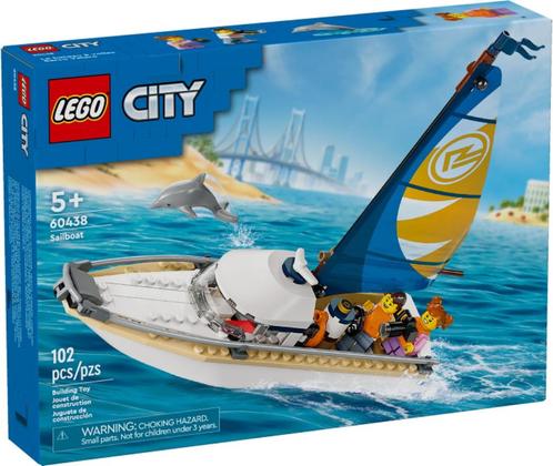Lego Zeilboot (60438) Nieuw, Kinderen en Baby's, Speelgoed | Duplo en Lego, Nieuw, Lego, Complete set, Ophalen of Verzenden