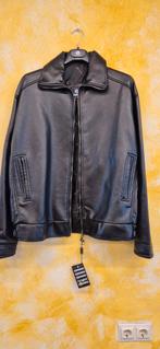Imitatie leren jas, Ophalen, Nieuw, Maat 56/58 (XL), Zwart