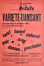 Werkspoor afd. Recato - Varieté-Dansant. Poster 1965, Gebruikt, Poster, Artwork of Schilderij, Verzenden
