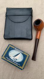 Vintage rookartikelen, pijp met tabak en sigaren etui, Ophalen of Verzenden