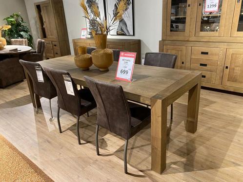 Buitenkans uitschuifbare eettafel Cuba, Huis en Inrichting, Tafels | Eettafels, Zo goed als nieuw, 50 tot 100 cm, 200 cm of meer