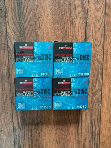 Best Media Minidisc cassettes 80min beschikbaar voor biedingen