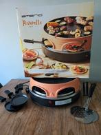 Te huur grote pizzarette/gourmetstel, Ophalen, Zo goed als nieuw, 4 t/m 7 personen