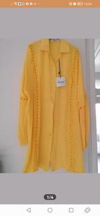 Nieuw Tuniek blouse  1 maat groot maat made in Italy, Made in Italy, Ophalen of Verzenden, Nieuw, Geel