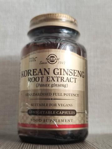 Solgar KOREAN GINSENG ROOT EXTRACT -
Gloednieuw beschikbaar voor biedingen