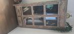 Scheepshout / boothout kast en tvmeubel. Landelijk, Ophalen, 1 of 2 laden, 100 tot 150 cm, 50 tot 100 cm