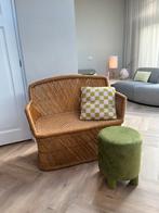 Rotan kinderbankje 2 persoons, Huis en Inrichting, Banken | Sofa's en Chaises Longues, Tweepersoons, Ophalen of Verzenden, Minder dan 150 cm