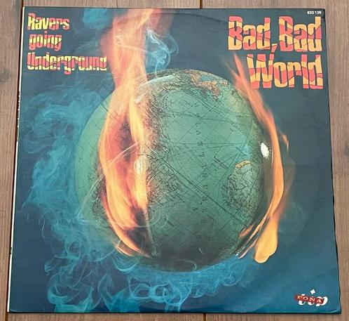 The Ravers - Bad, Bad World (Ravers Going Underground) lp, Cd's en Dvd's, Vinyl | Rock, Gebruikt, Poprock, 12 inch, Ophalen of Verzenden