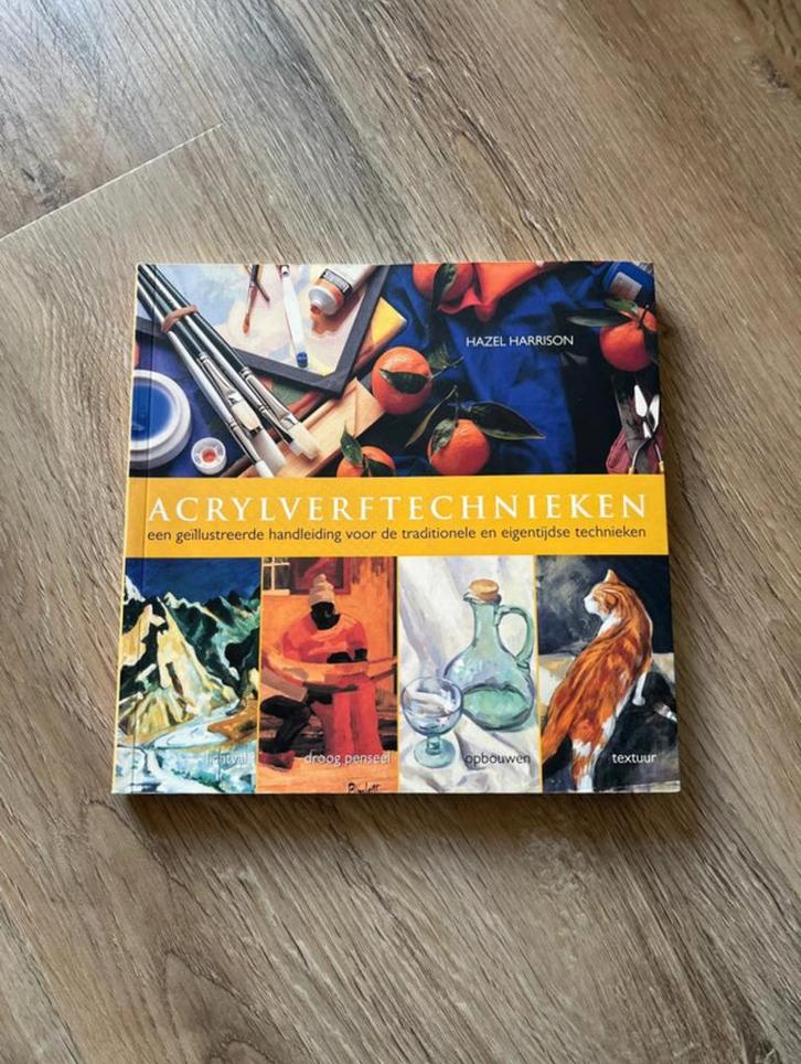 Acrylverftechnieken - Hazel Harrison, Boeken, Kunst en Cultuur | Beeldend, Gelezen, Schilder- en Tekenkunst, Ophalen of Verzenden