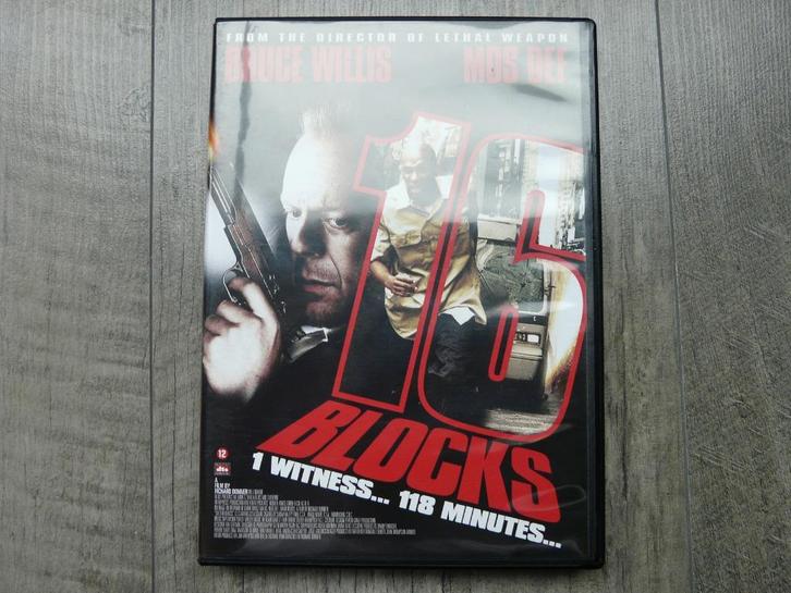 16 Blocks, Cd's en Dvd's, Dvd's | Actie, Zo goed als nieuw, Actie, Vanaf 12 jaar, Ophalen of Verzenden