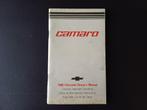 CHEVROLET CAMARO 1980 handboek manual origineel USA, Auto diversen, Handleidingen en Instructieboekjes, Ophalen of Verzenden