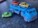 Green toys trailer, Kinderen en Baby's, Speelgoed | Speelgoedvoertuigen, Ophalen, Zo goed als nieuw