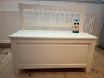 Stevig wit speelgoedbankje, Ophalen, Gebruikt, 50 tot 100 cm, 50 tot 75 cm