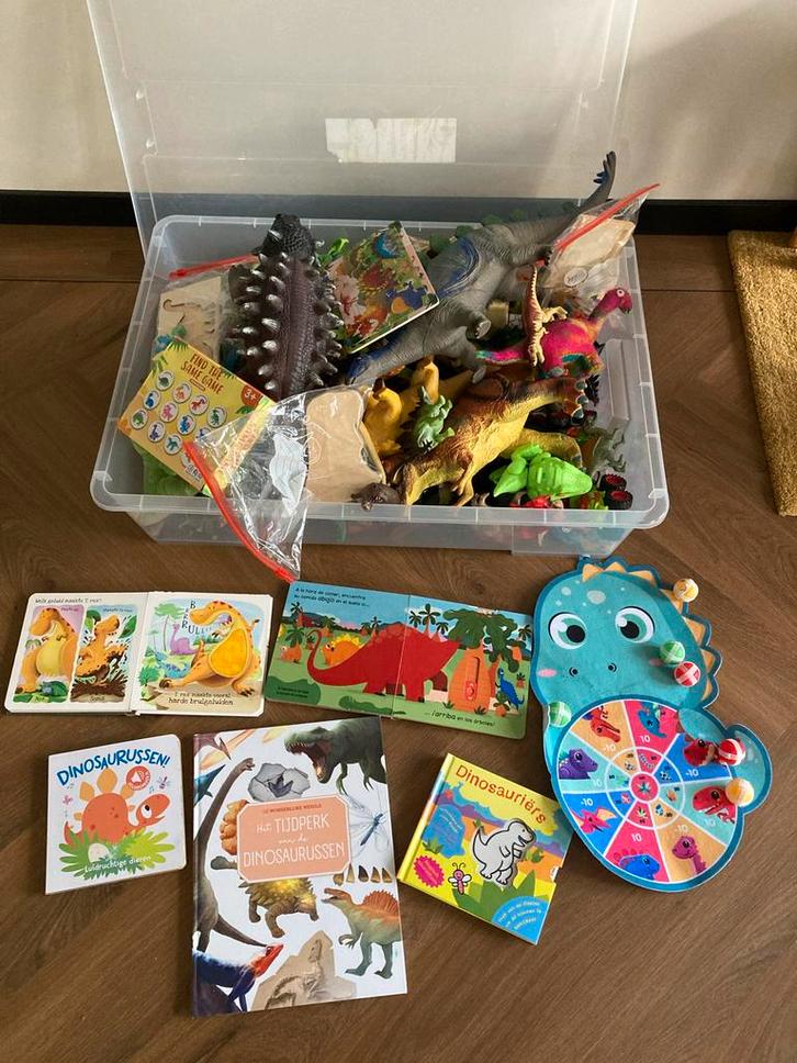 Dino Speelgoed en Spelletjes - Complete Dinofase!, Kinderen en Baby's, Speelgoed | Overig, Gebruikt, Ophalen