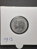 Halve gulden 1913 koningin Wilhelmina, ½ gulden, Zilver, Ophalen of Verzenden, Koningin Wilhelmina