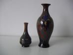 2 x Zenith Gouda plateel keramiek vaasjes jr.ca.1925., Verzenden