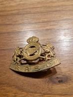 RASC Beass Cape Badge,  Embleem Belgische Leger, Verzamelen, Militaria | Algemeen, Ophalen of Verzenden, Overige soorten, Overige gebieden