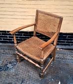 Olijke Oma's Stoel (met gevlochten zitting+rugleuning), Antiek en Kunst, Antiek | Meubels | Stoelen en Banken, Ophalen