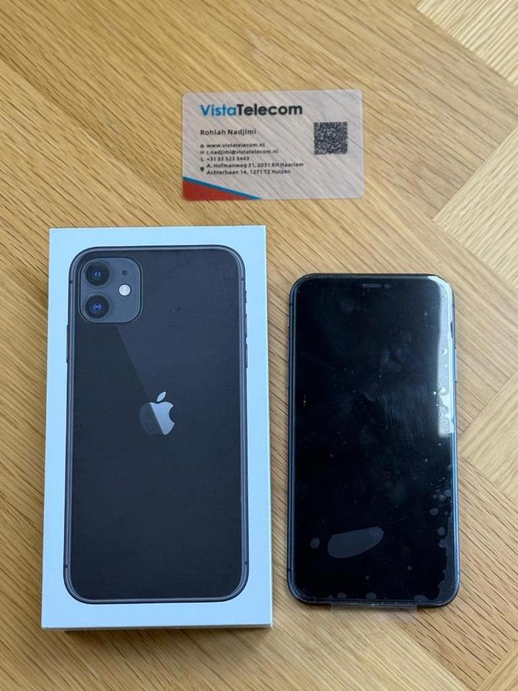 Refurbished Apple iPhone 11 64GB Black, Telecommunicatie, Mobiele telefoons | Apple iPhone, Refurbished, 64 GB, Zonder abonnement