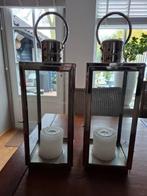 Grote windlichten, Huis en Inrichting, Woonaccessoires | Kandelaars en Kaarsen, Ophalen, Zo goed als nieuw, Overige materialen