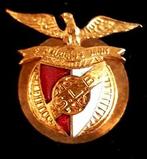 Volkswagen pin- lichtblauw goudkl. 20 mm, Verzamelen, Speldjes, Pins en Buttons, Verzenden, Nieuw, Sport, Speldje of Pin