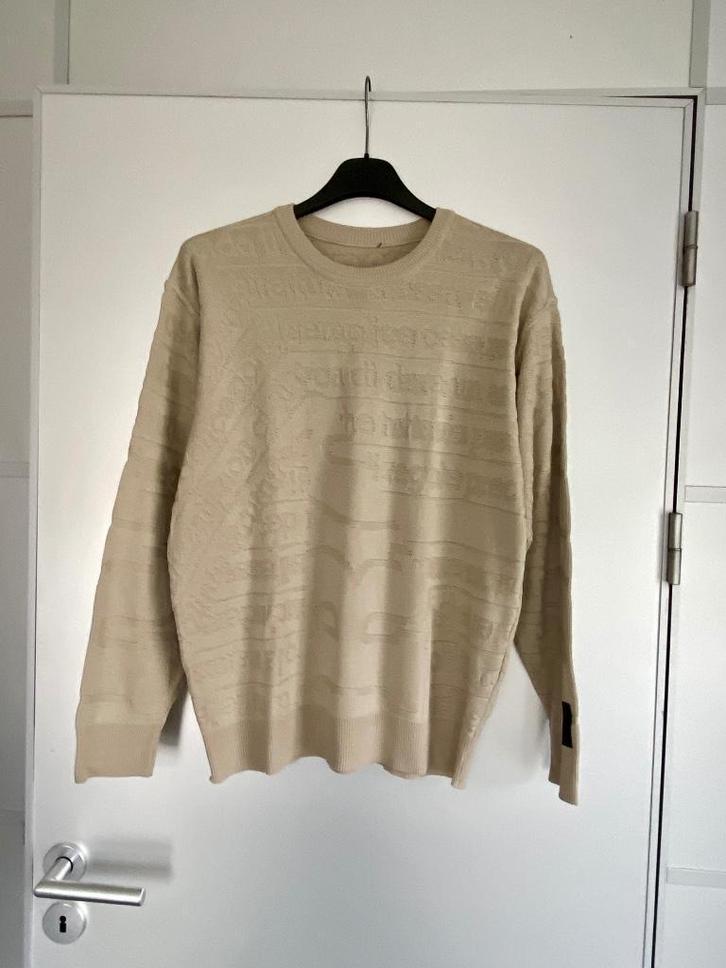 J05 Carlo Colucci: maat 52=L trui beige, Kleding | Heren, Truien en Vesten, Zo goed als nieuw, Maat 52/54 (L), Beige, Ophalen of Verzenden