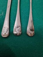 Kinderbestek met giraf struisvogel leeuw, Ophalen of Verzenden, 'T Olde Gre-j, Info@toldegrej.nl, Endepoelstraat 20f Didam