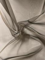 Taupe luxury vitrages op maat, Bruin, 200 cm of meer, Nieuw, Ophalen of Verzenden