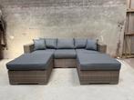 !!ACTIE!! Tuinset/Loungeset 3-zitter met 2 losse hockers, Ophalen of Verzenden, Nieuw