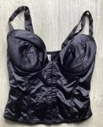 Zwarte Body of Korset maat 75C, Ophalen of Verzenden, Zwart, Body of Korset