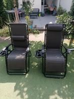 Human nature 2x anwb campingstoel + 2x zijtafeltje, Ophalen, Zo goed als nieuw, Campingstoel
