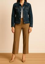 Gianfranco Ferré denim jasje maat 36/38, Blauw, Ophalen of Verzenden, Gianfranco ferre, Maat 36 (S)