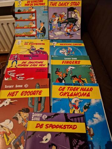 9 Lucky luke stripboeken izgst  beschikbaar voor biedingen